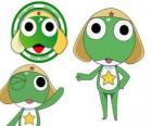 Çavuş Frog veya Keroro ana kahramanı ve gezegenin Keron ordusunun bir komutanı olan